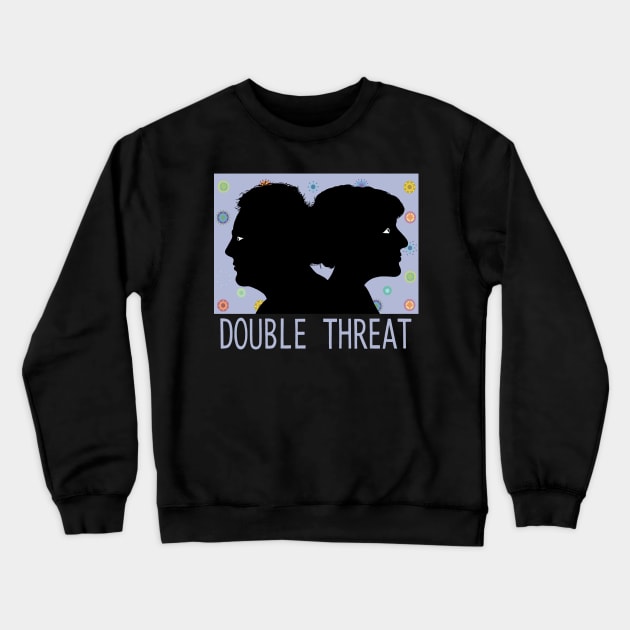 DOUBLE THREAT V1 Crewneck Sweatshirt by DOUBLE THREAT